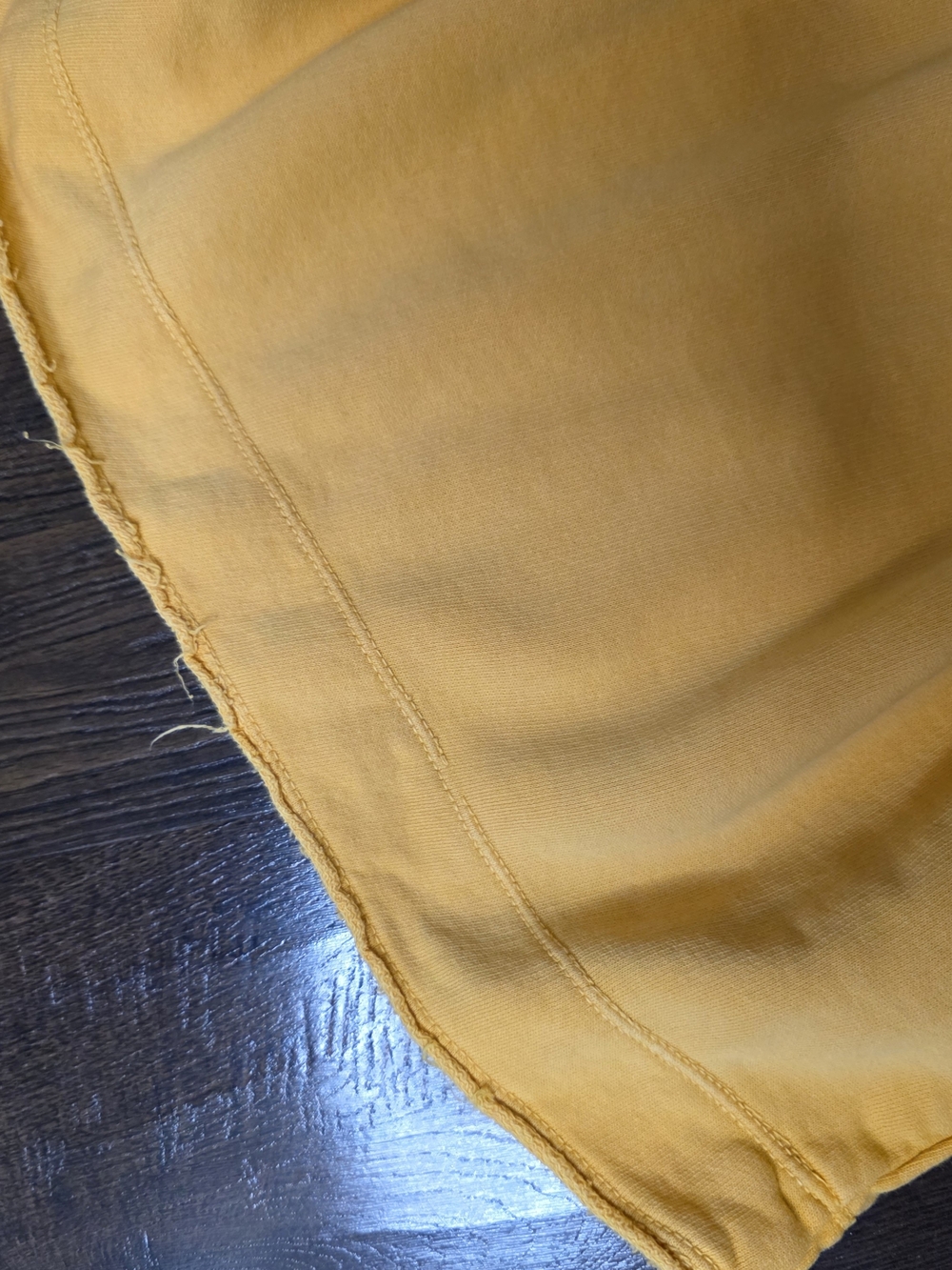 Anthropologie Sunlit Yellow Cropped Crewneck Sweatshirt - Picture 7 of 10
